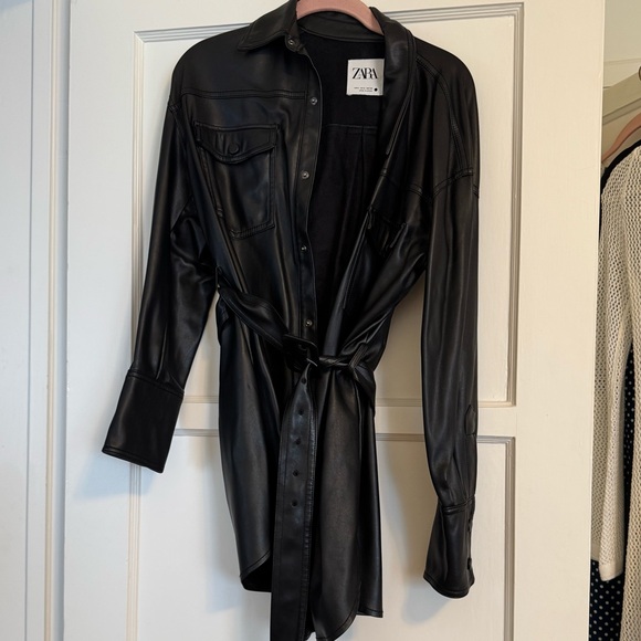 ZARA faux leather jacket - Picture 1 of 4